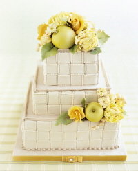 Green And Yellow Wedding Cakes