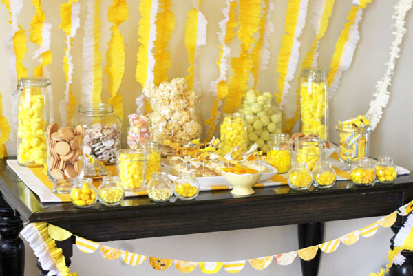 Green And Yellow Wedding Decorations