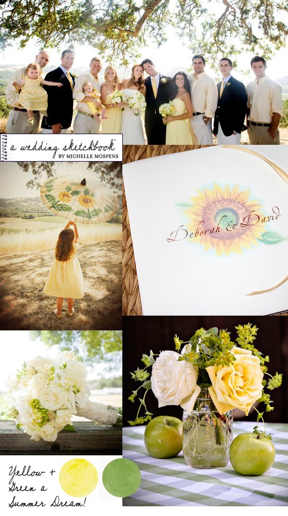 Green And Yellow Wedding Ideas