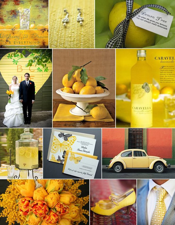 Green And Yellow Wedding Theme