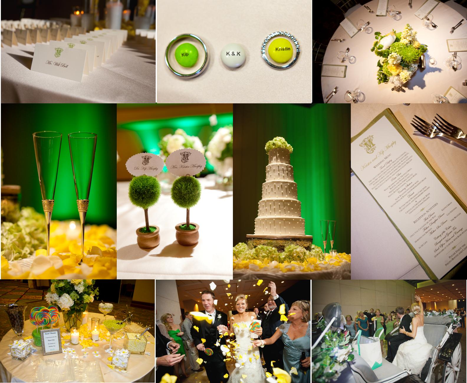 Green And Yellow Wedding Theme