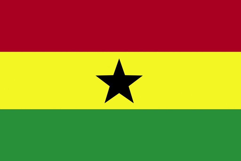 Green Red And Yellow Flag With Star