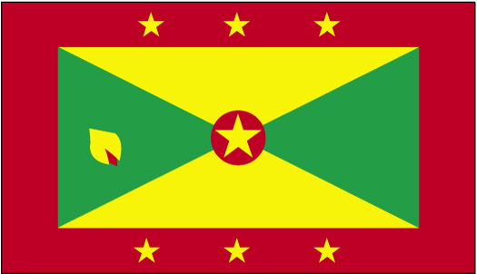 Green Red And Yellow Flag With Star