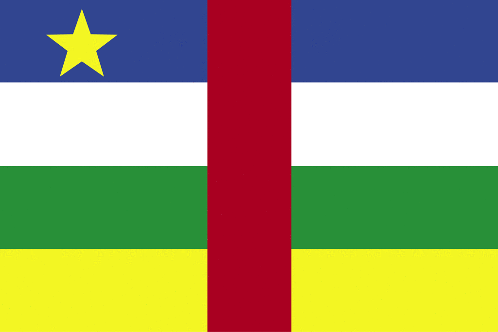 Green Red And Yellow Flag With Yellow Star