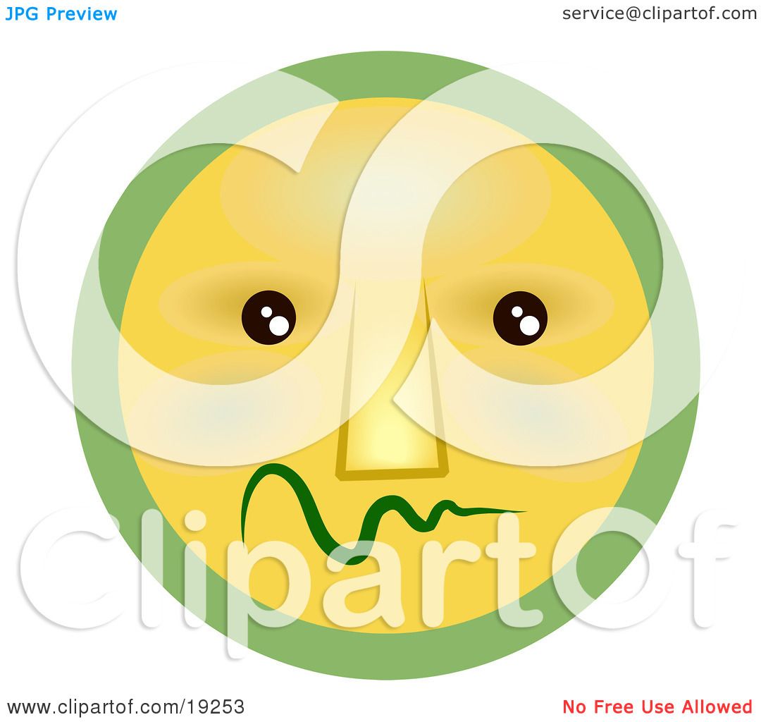 Green Smiley Face Clip Art Free