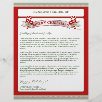 Holiday Newsletter Examples