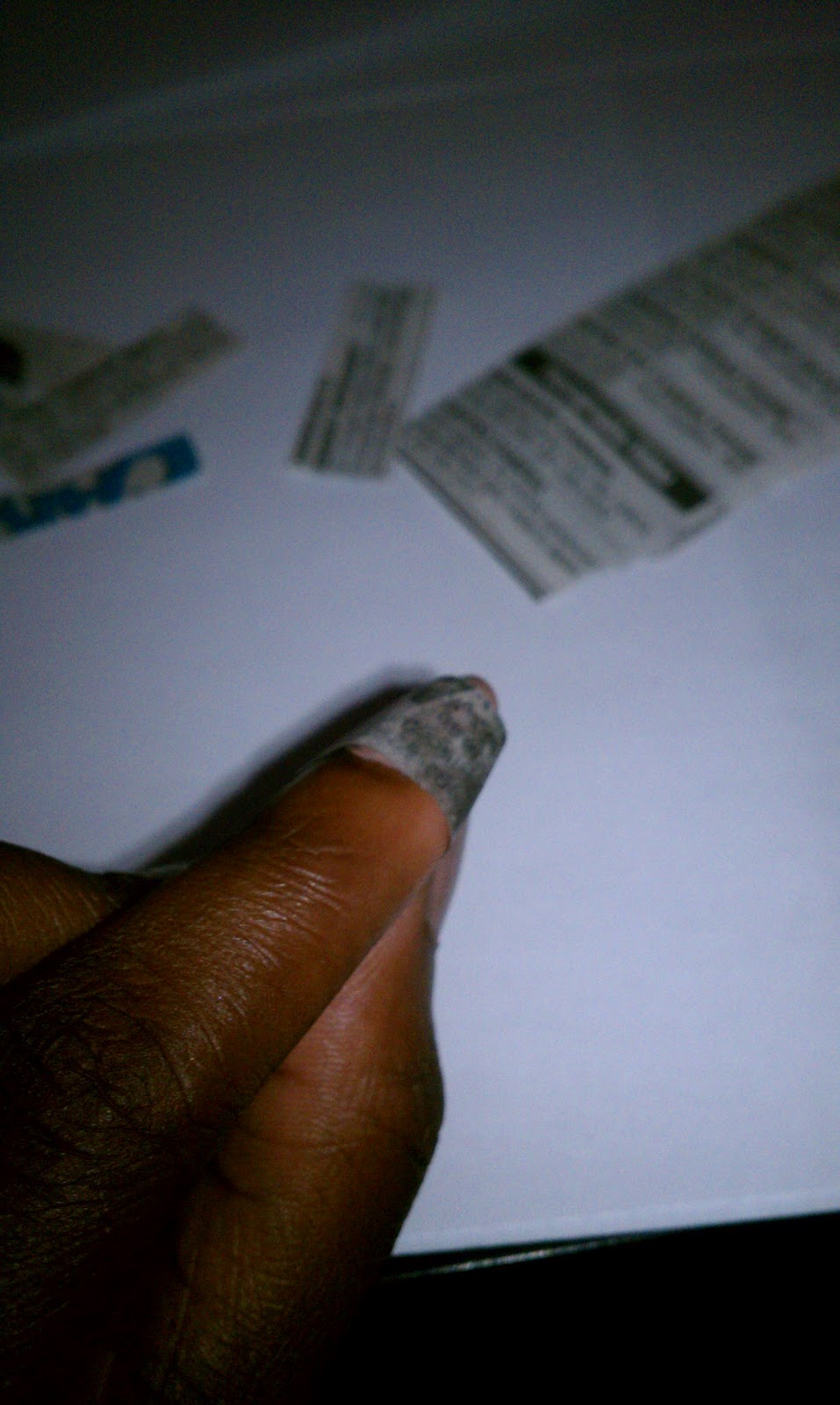 How To Do Newspaper Nails With Regular Paper