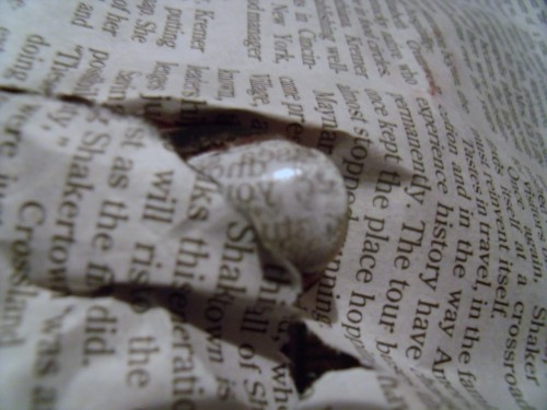 How To Get Newspaper Nails With Water