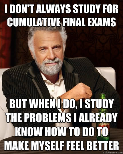 I Dont Always Study