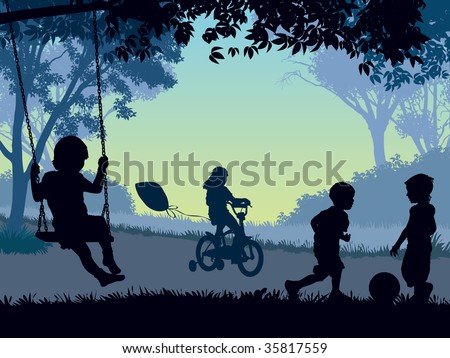 Images Of Children Playing In The Park