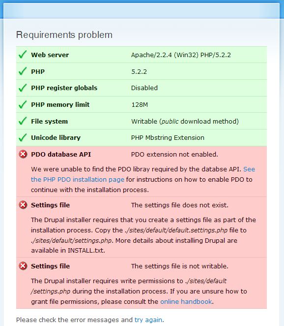 Index.php Not Loading Apache