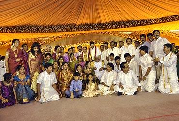 Karunanidhi Family Photo