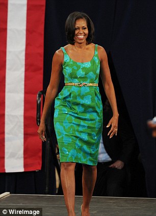 Michelle Obama Barbara Goleman Senior High School