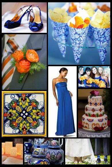 Navy Blue And Yellow Wedding Colors