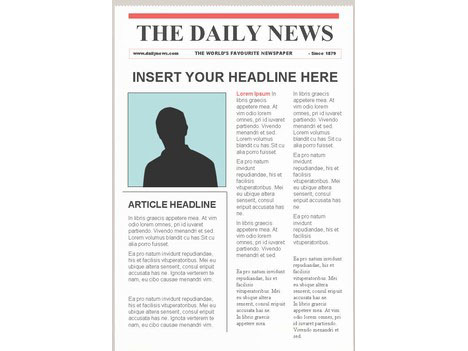 Newspaper Article Template For Word Mac