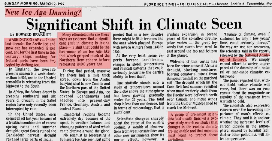 Newspaper Articles On Global Warming