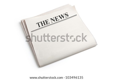 Newspaper Background Blank