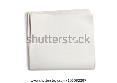 Newspaper Background Blank