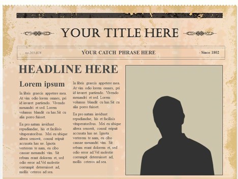 Newspaper Background For Powerpoint