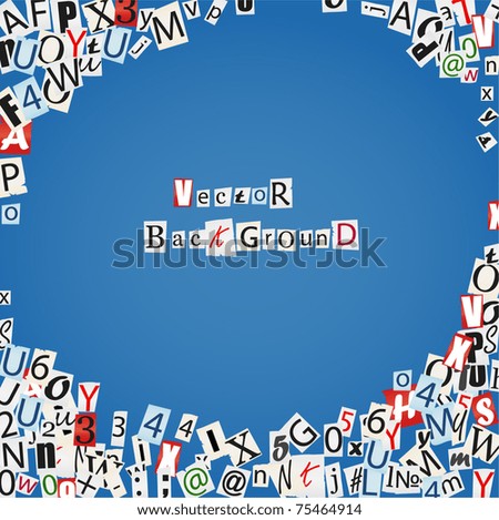 Newspaper Background Vector