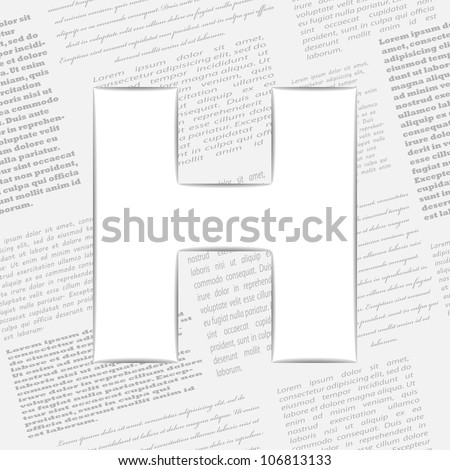 Newspaper Background Vector