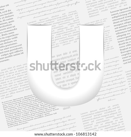 Newspaper Background Vector