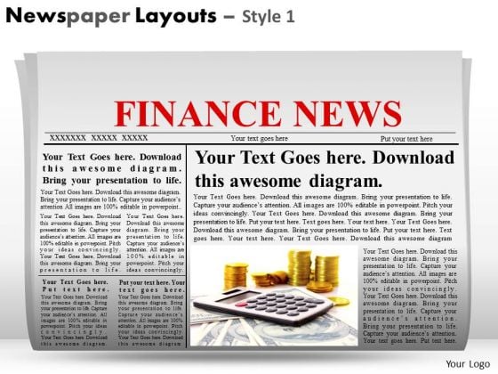 Newspaper Layout Design Ppt