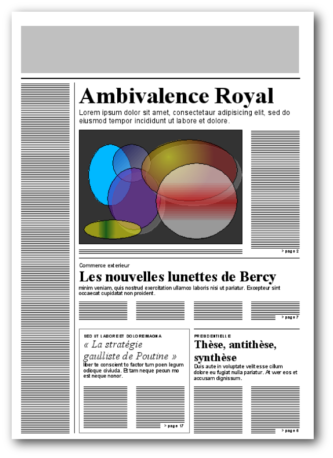 Newspaper Layout Template For Publisher