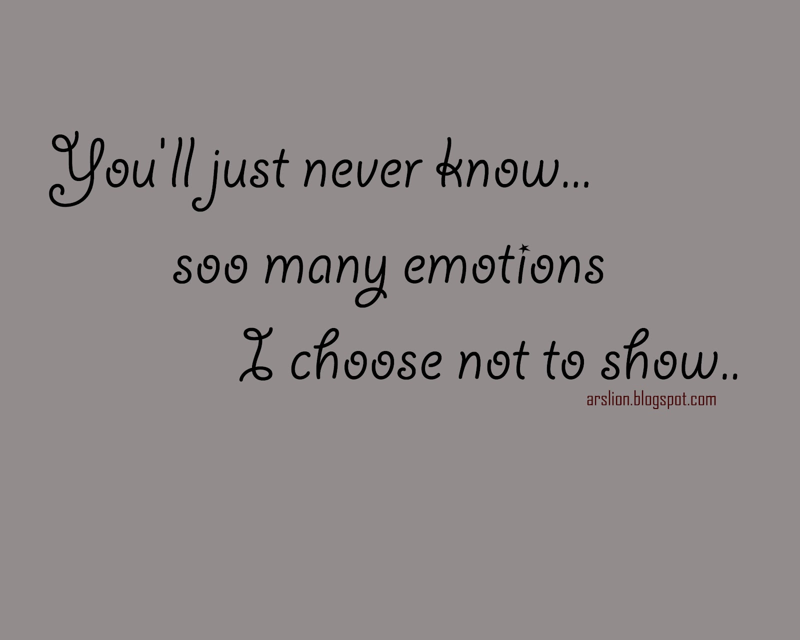 No Emotions Quotes