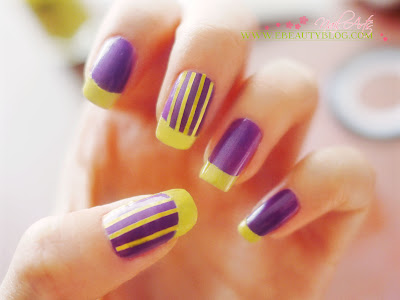 Purple And Yellow Stripes