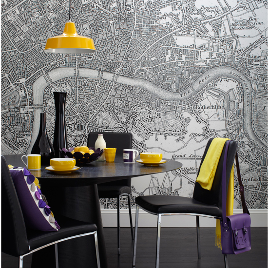 Purple And Yellow Wallpaper