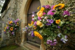 Purple And Yellow Wedding