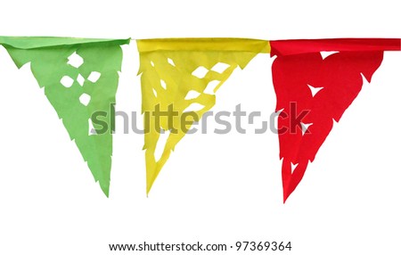 Red Green And Yellow Flag