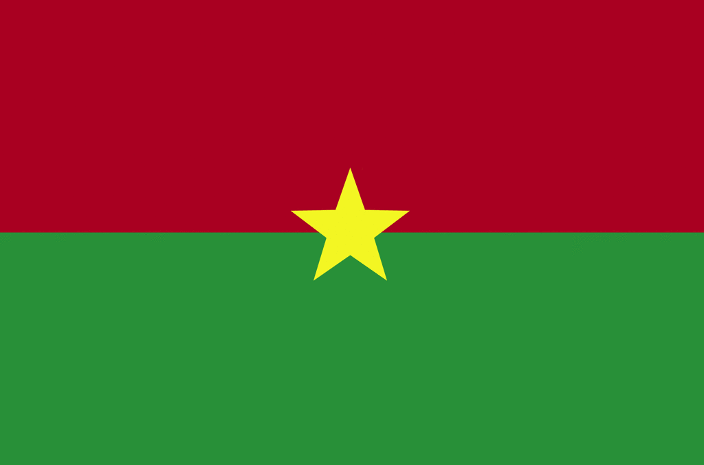 Red Green And Yellow Flag With Star