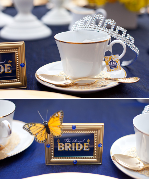 Royal Blue And Yellow Wedding Decorations