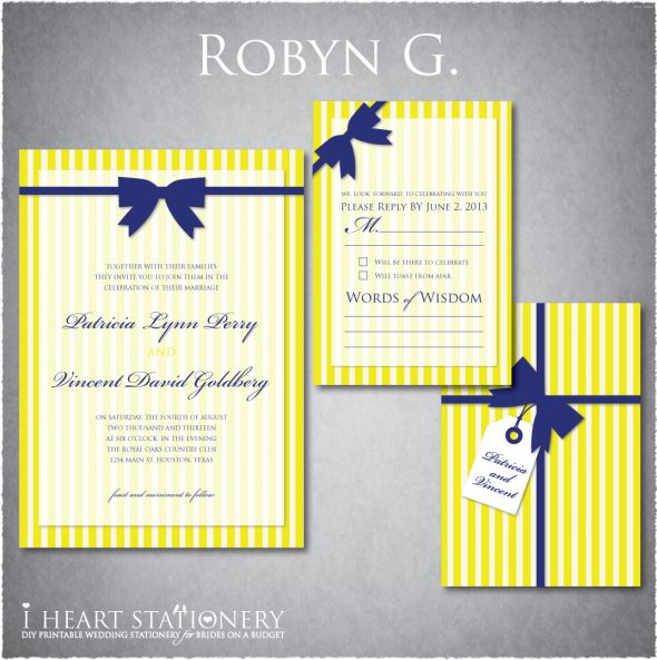 Royal Blue And Yellow Wedding Decorations