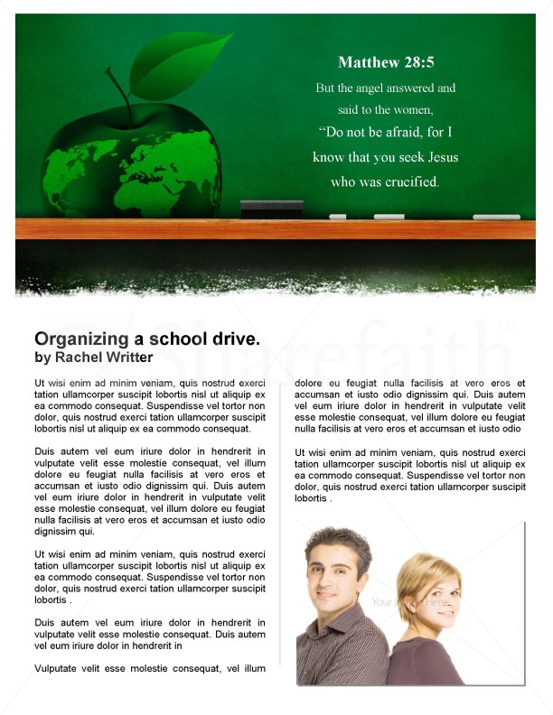 School Newsletter Samples