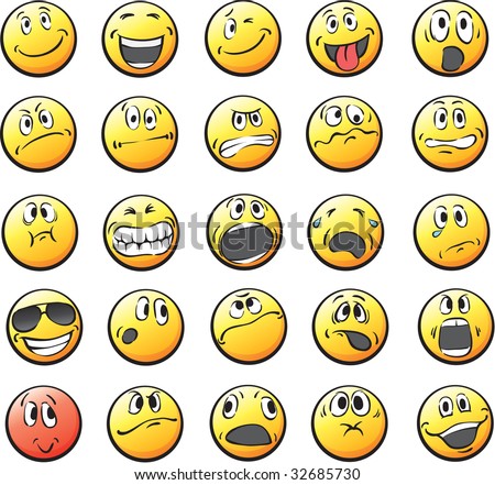 Smiley Face Clip Art Emotions