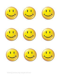 Smiley Face Emotions Chart