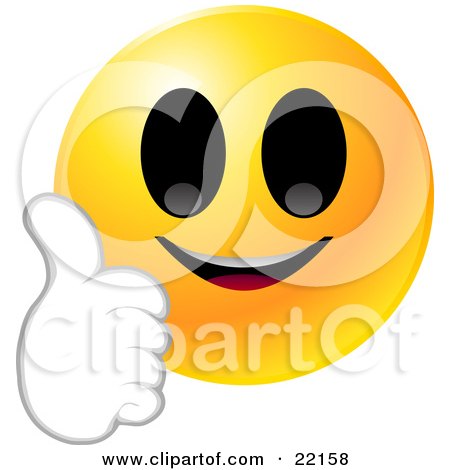 Smiley Face Thumbs Up Animation