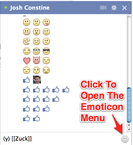 Smiley Facebook Code