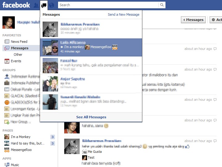 Troll Smiley Facebook Chat