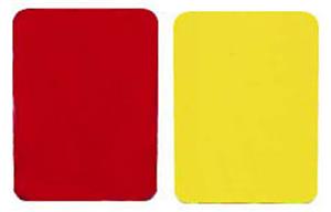 Volleyball Red And Yellow Cards