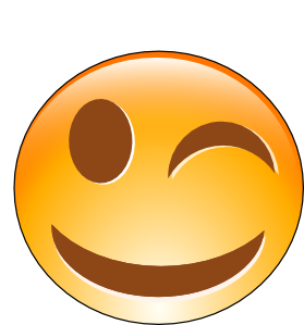 Winking Smiley Face Clip Art Free