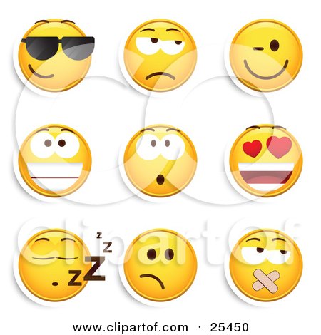 Winking Smiley Face Clip Art Free