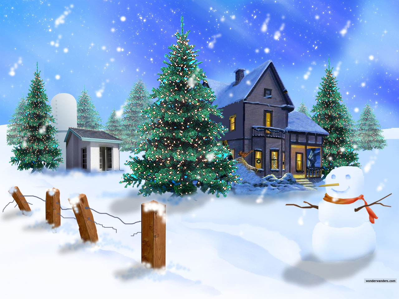 3d Christmas Wallpaper Backgrounds