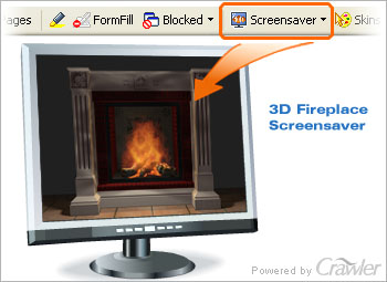 3d Fireplace Screensaver