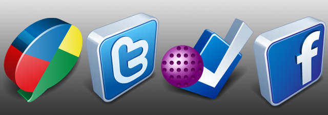 3d Social Media Icons Png