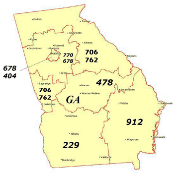 404 Area Code Zip Code