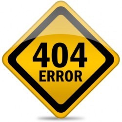 404 Error Message Wordpress